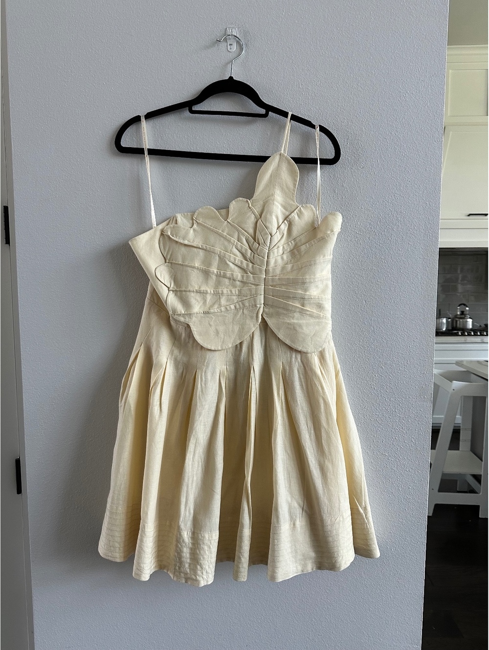 Farm Rio off-white lea mini dress Size medium NEW